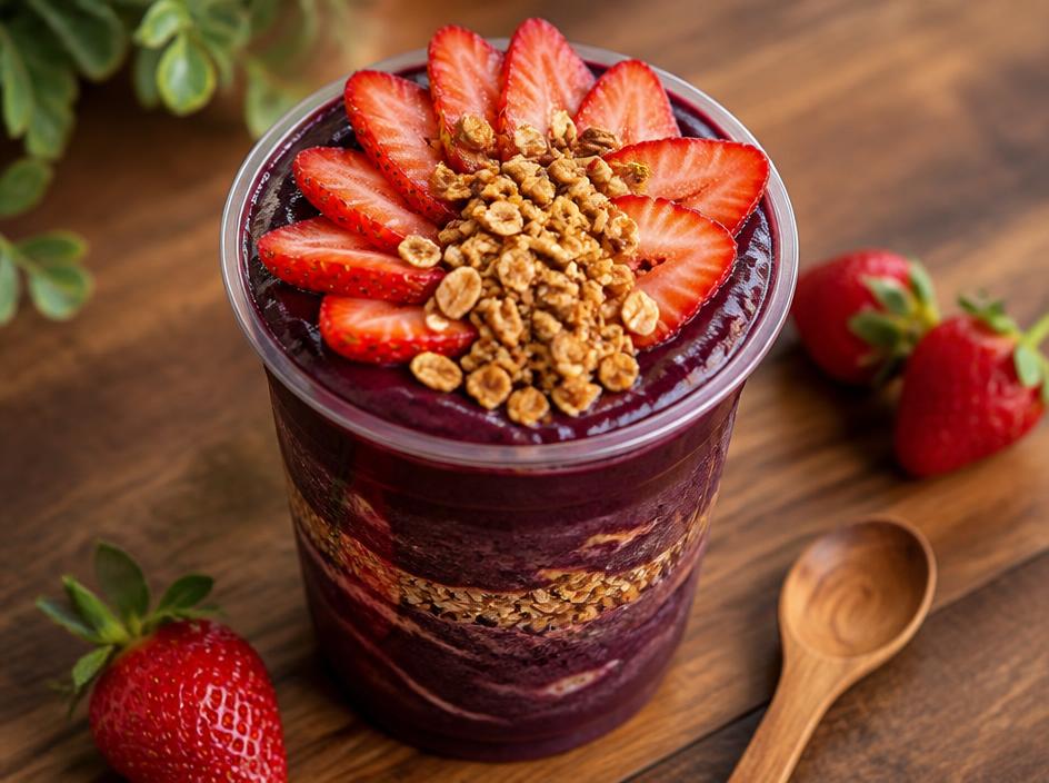 Açaí com Morango