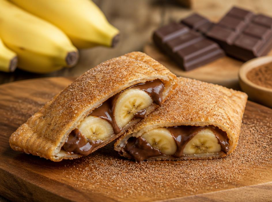 Pastel de Banana com Chocolate